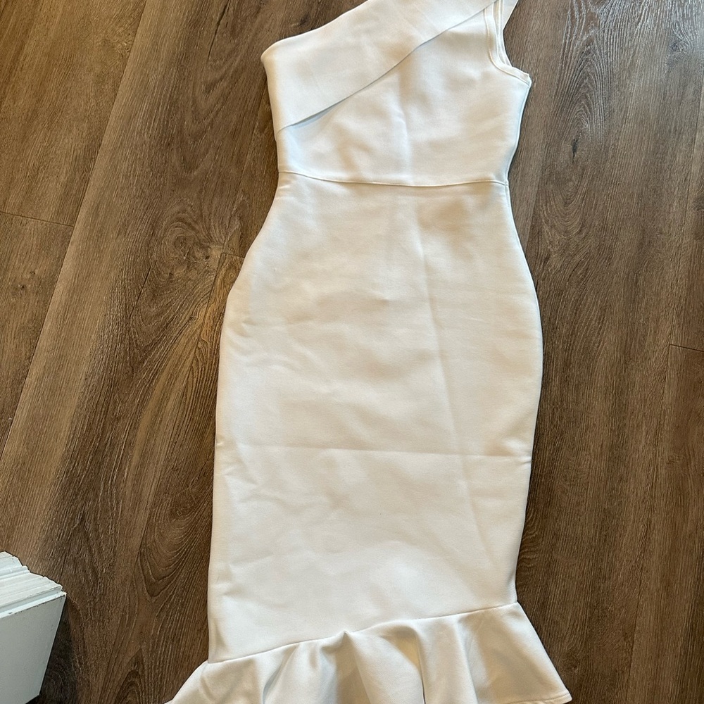 White wedding, cocktail, dress - Picture 3 of 4